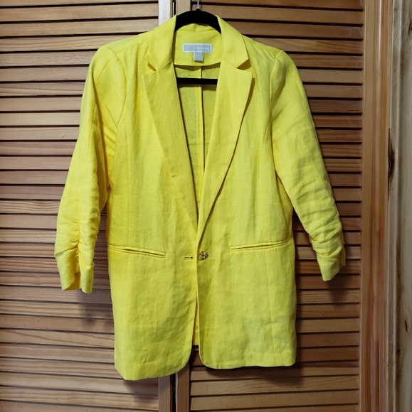 michael kors linen jacket